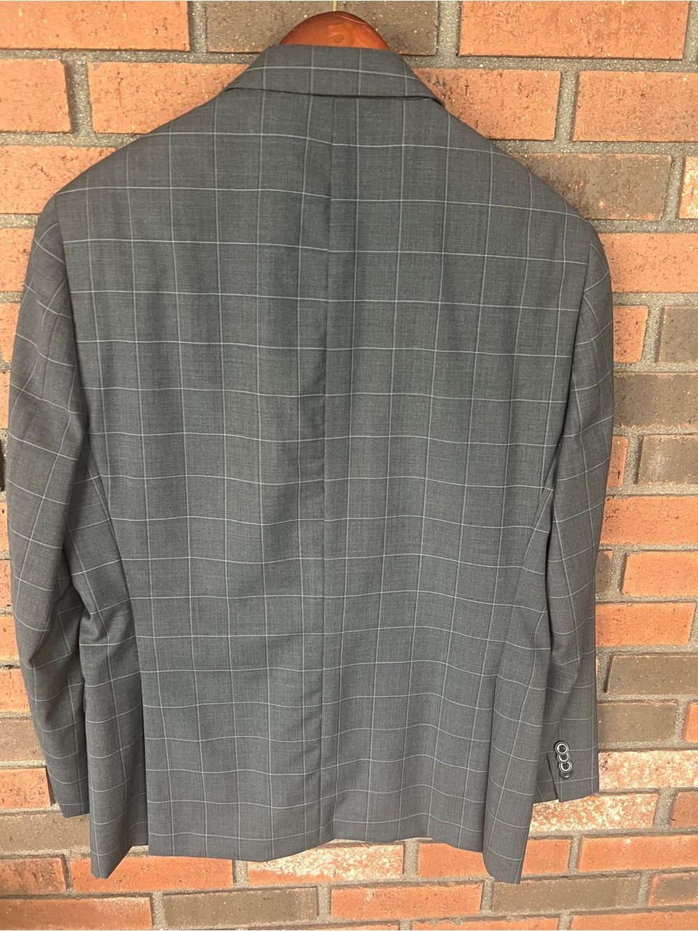 Michael Kors Charcoal Gray Windowpane Suit - Picture 8 of 14